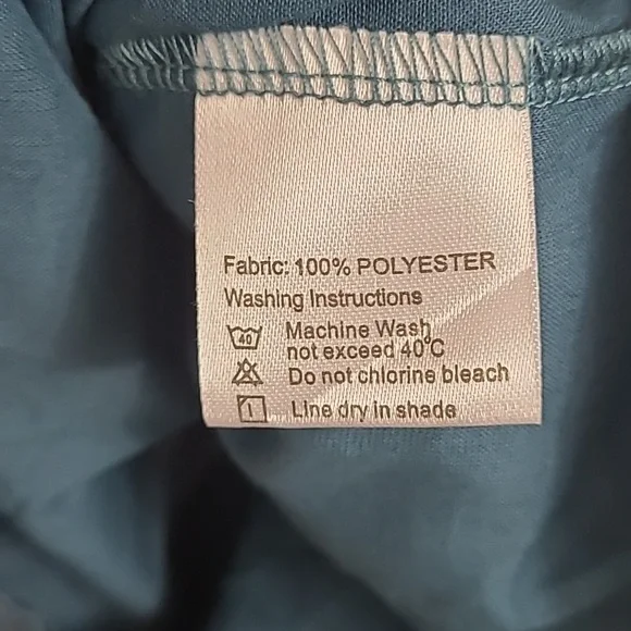 Lola + The Boys Pink and Blue Ruffle Dress Size 6 - Picture 9 of 10